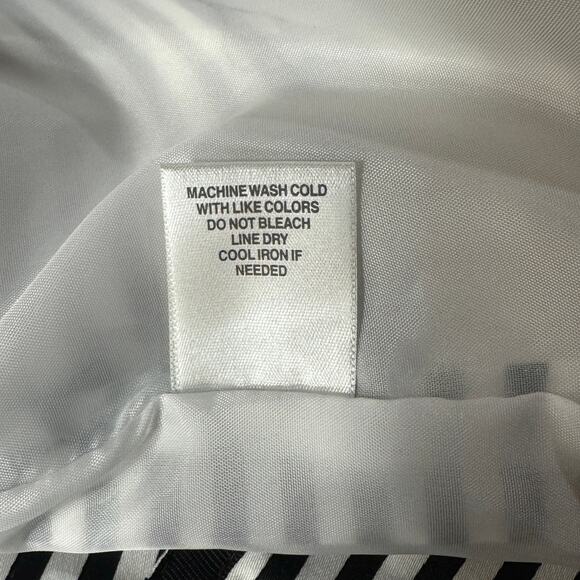 Dressbarn X-Large Blazer Jacket Striped 3/4 Sleeve Lined Open-Front Pockets - Picture 9 of 9